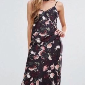 Miss Selfridge Floral Slip Dress size 4 Maxi Dress